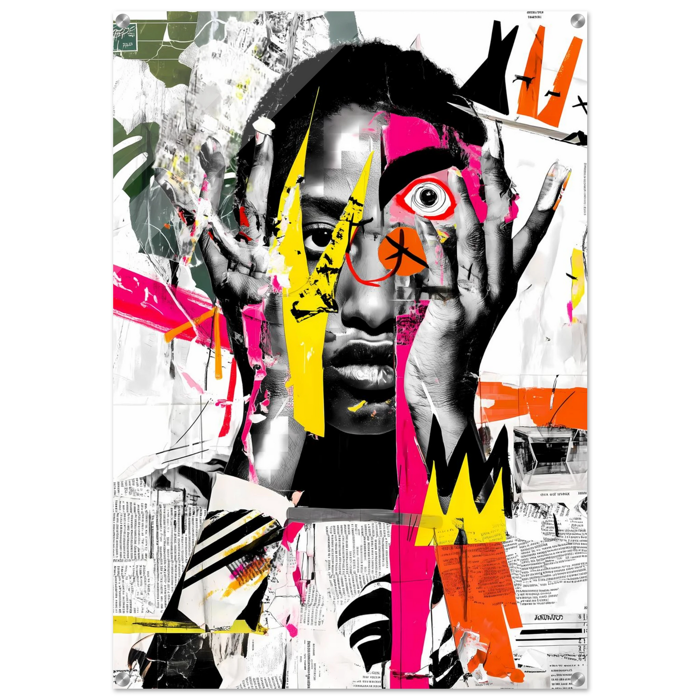 Éclats d'un Regard — tableau plexiglas — art mural STNCL