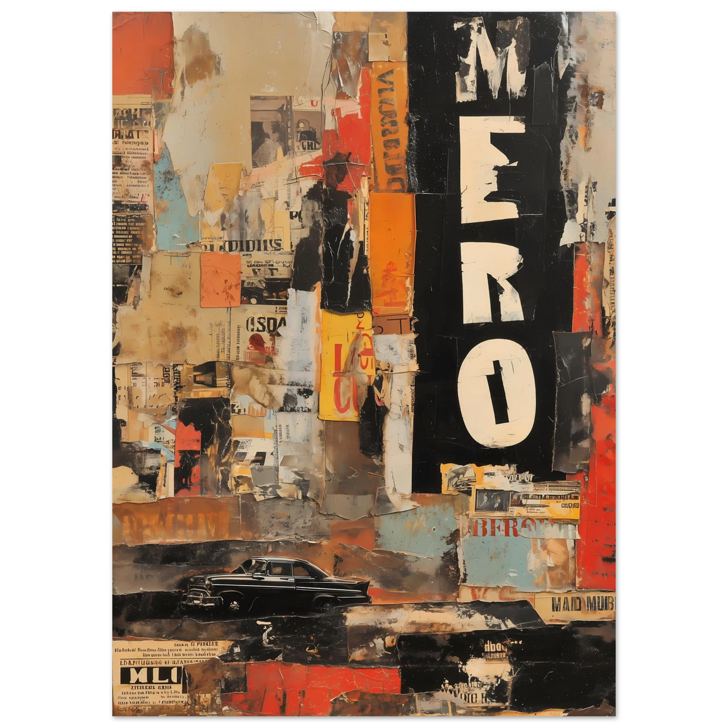 Affiches Lacérées — affiche d'art — vue 5 — art mural STNCL