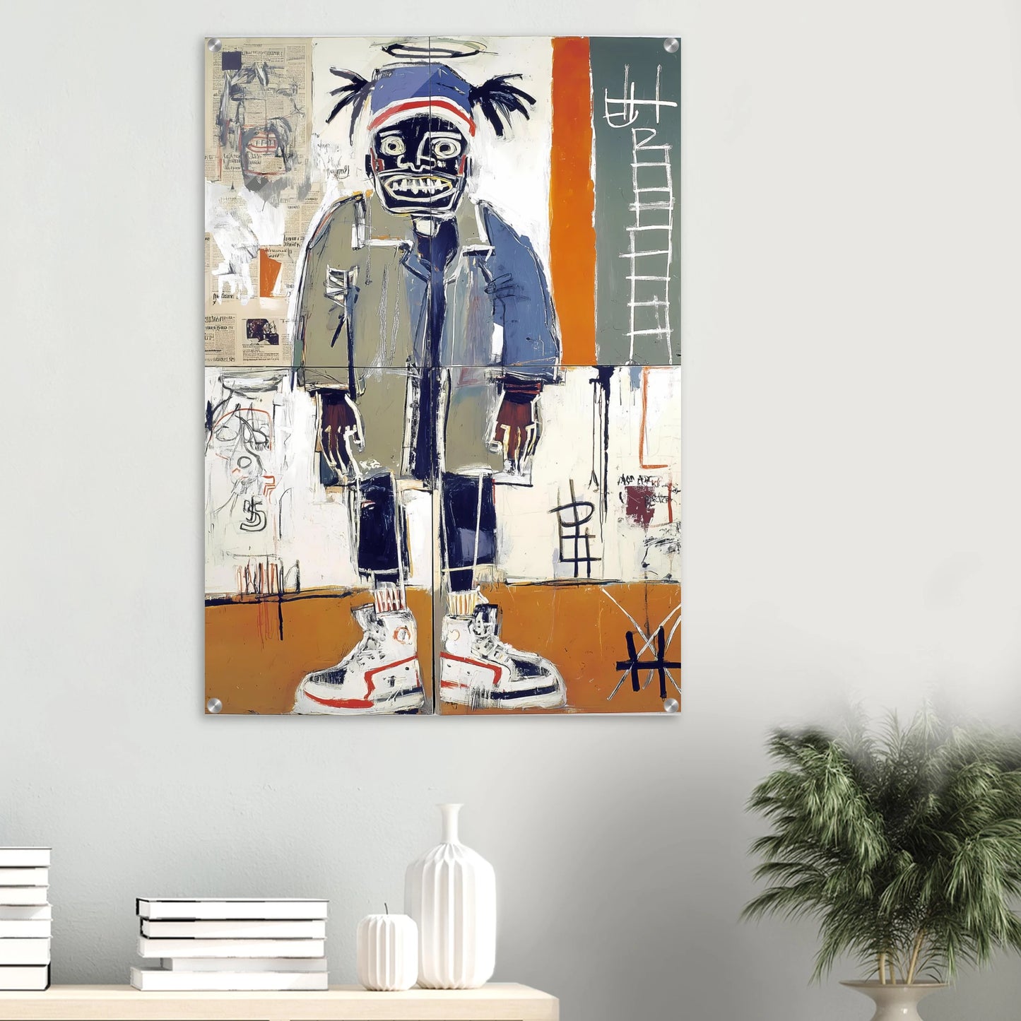 Debout sous le Halo — tableau plexiglas — vue 6 — art mural STNCL