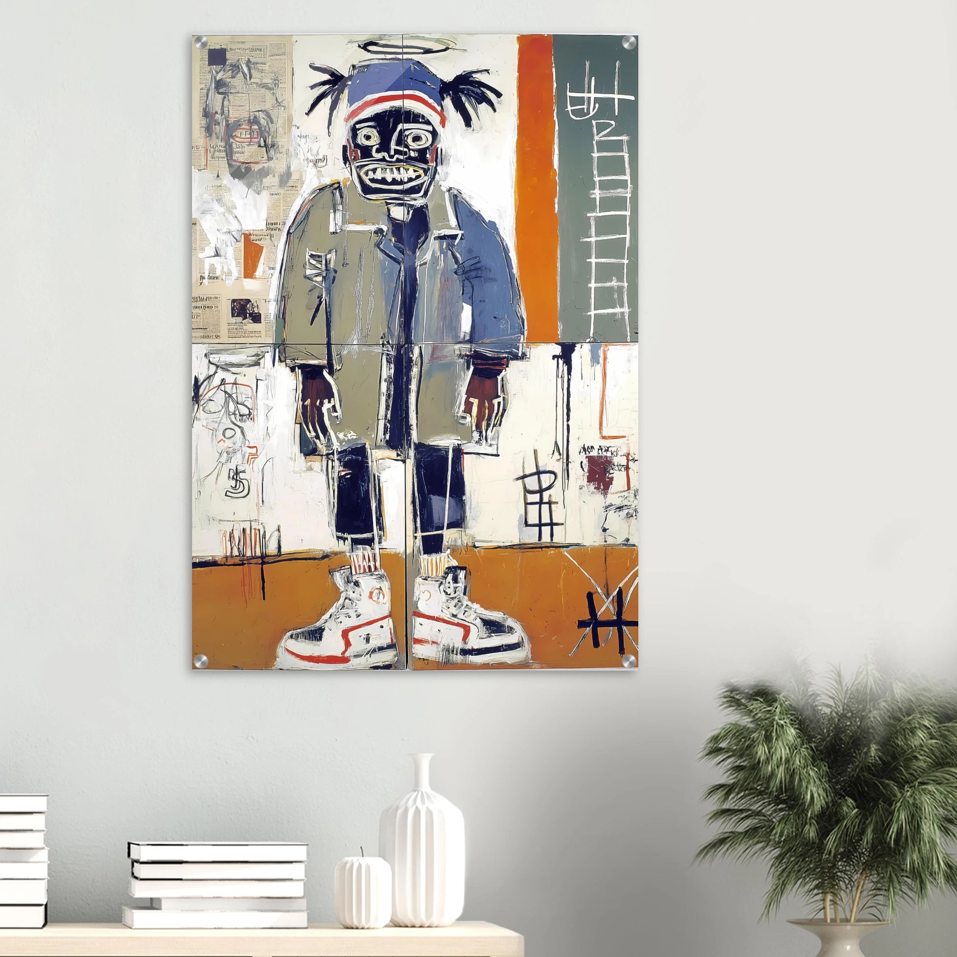 Debout sous le Halo — tableau plexiglas — vue 6 — art mural STNCL