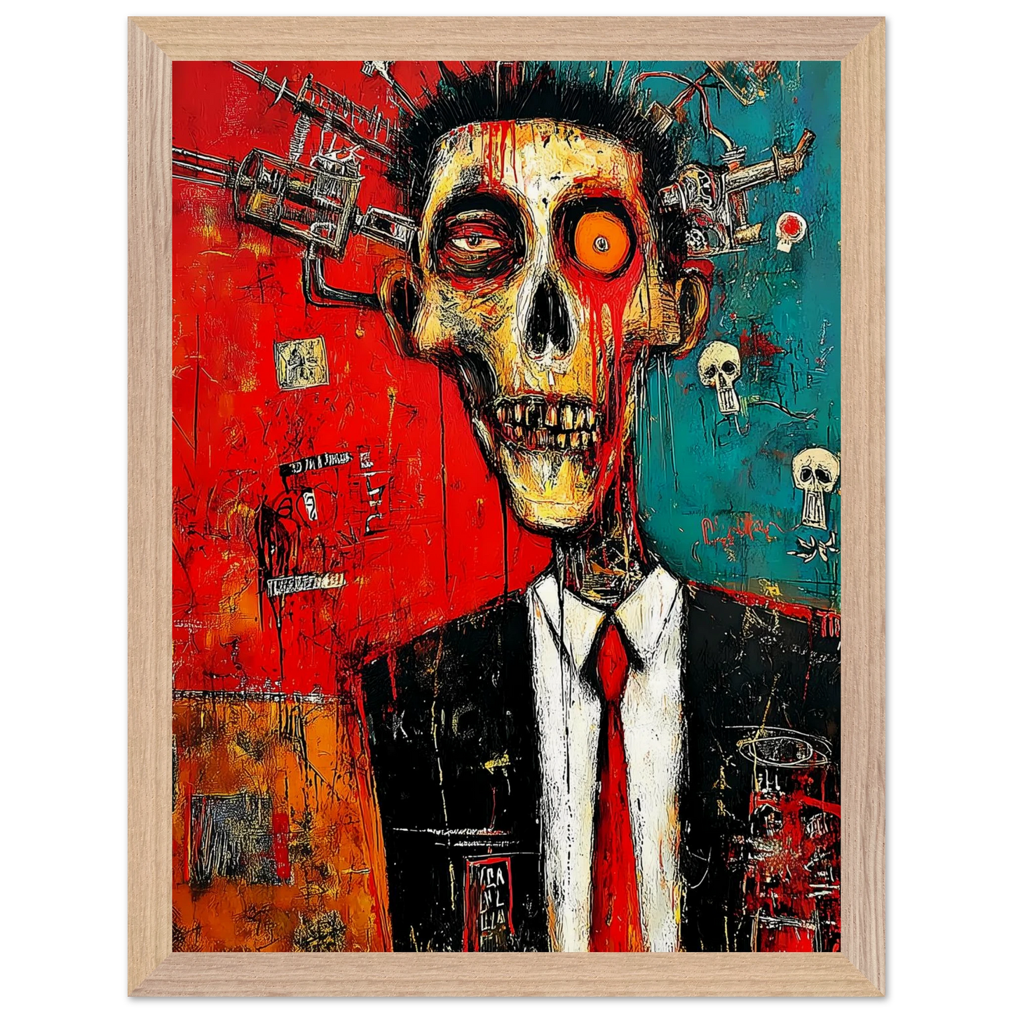 Cadre Mortel — tableau encadre bois — vue 12 — art mural STNCL