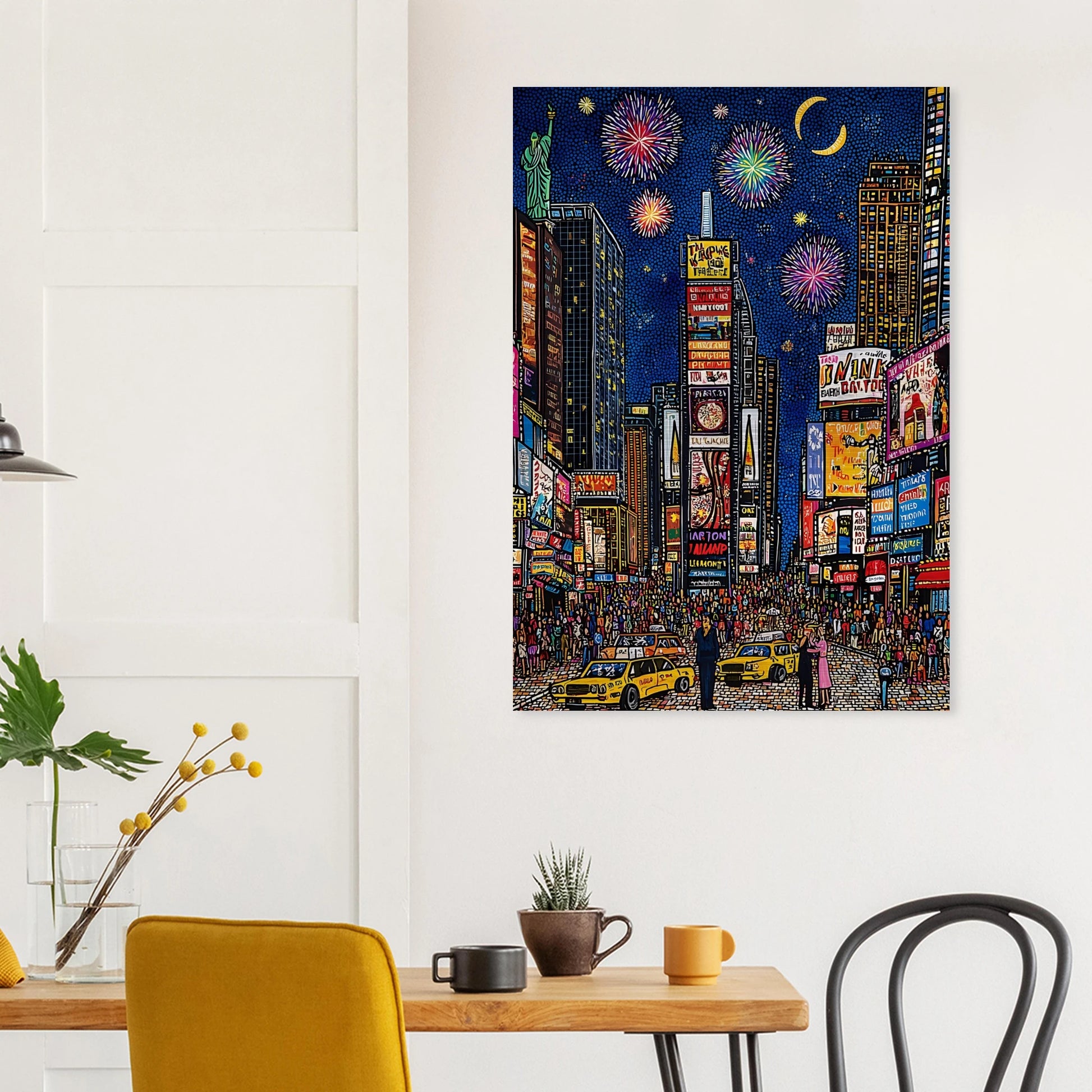 New York en Fête — tableau aluminium — vue 8 — art mural STNCL