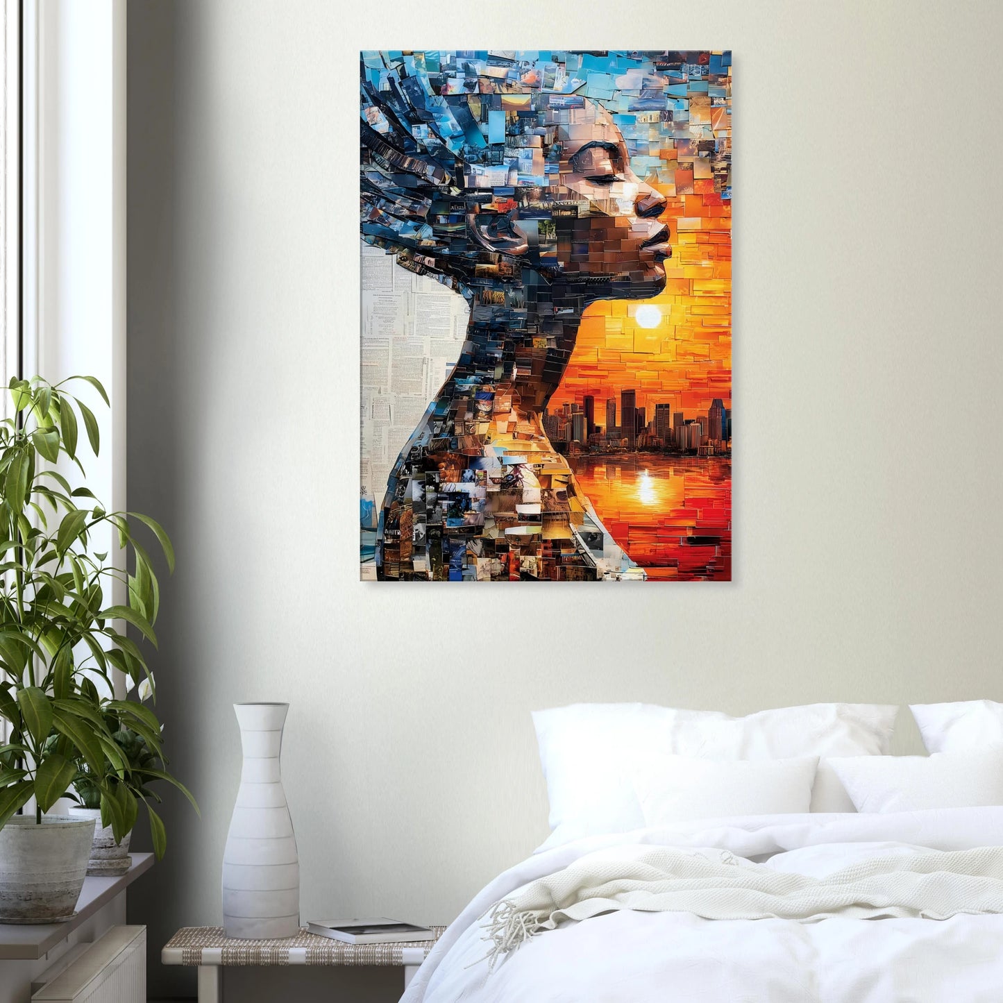 Horizon de Papier — tableau sur toile — vue 7 — art mural STNCL