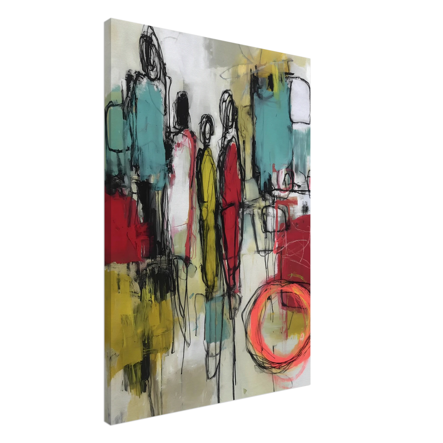 Sédiments d'un Été Brûlé — tableau sur toile — art mural STNCL