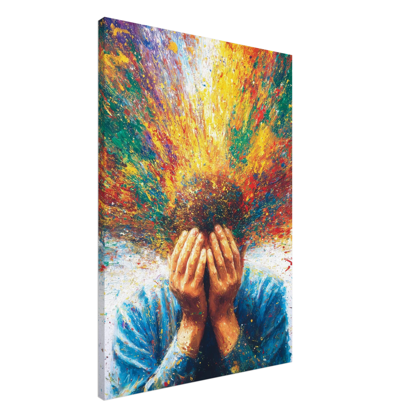 Jaillissement — tableau sur toile — art mural STNCL