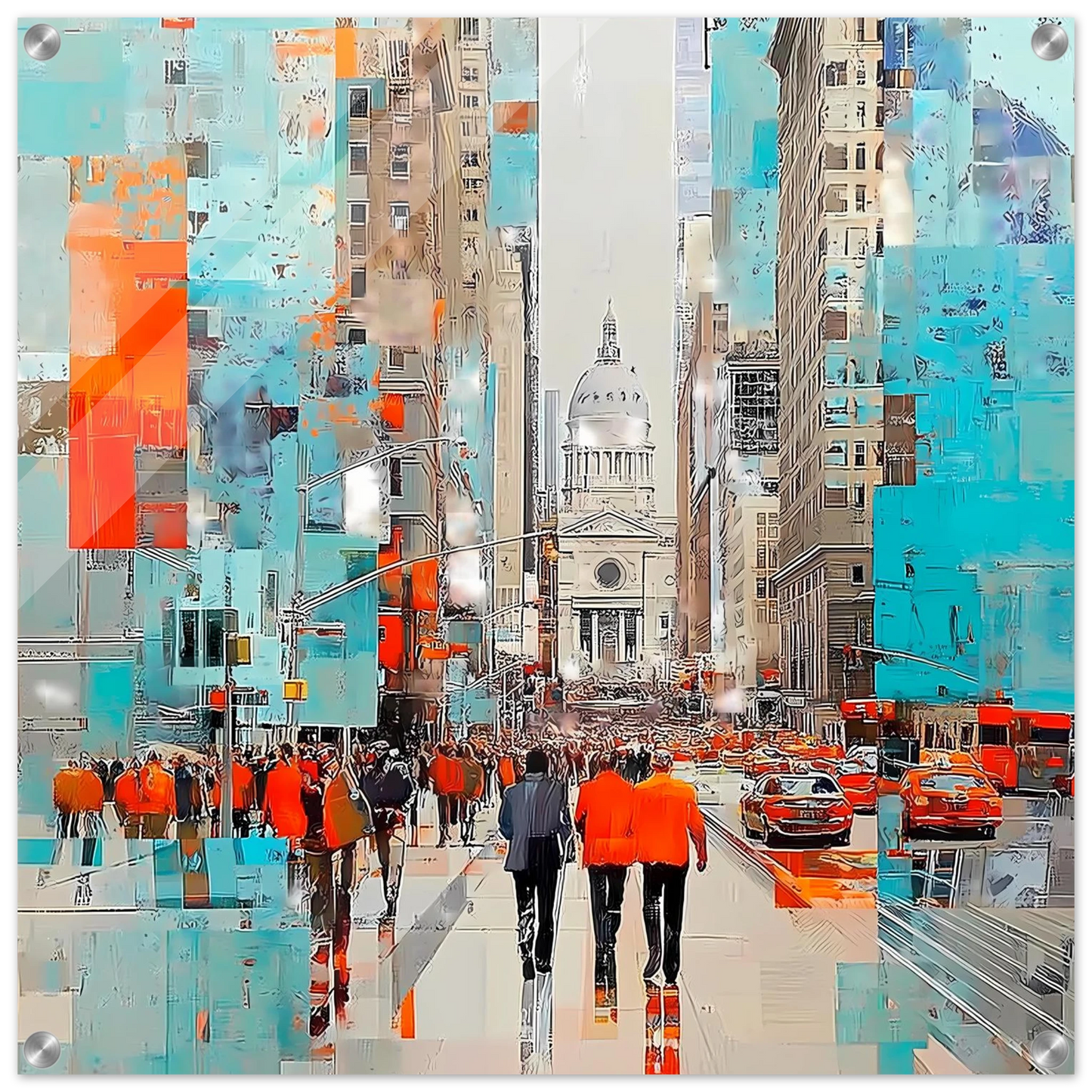 Avenue Cathédrale — tableau plexiglas — art mural STNCL