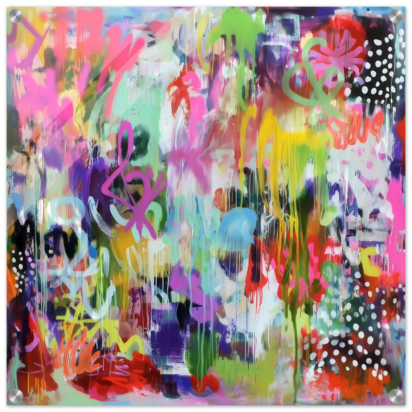 Explosion Urbaine — tableau plexiglas — art mural STNCL