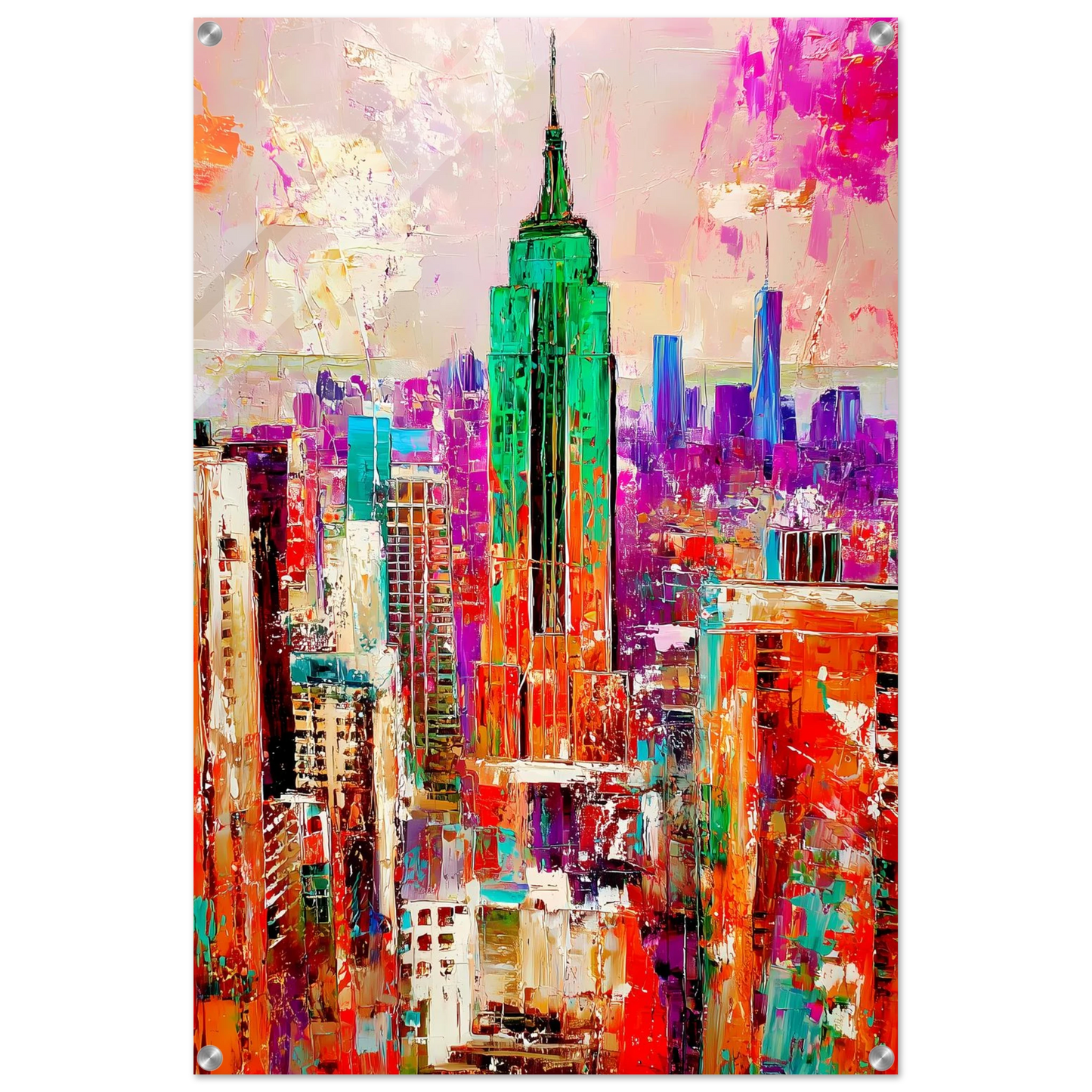 New York en Couleurs — tableau plexiglas — vue 5 — art mural STNCL