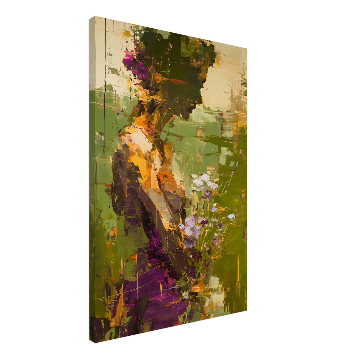 Dans les Herbes Hautes — tableau sur toile — vue 2 — art mural STNCL