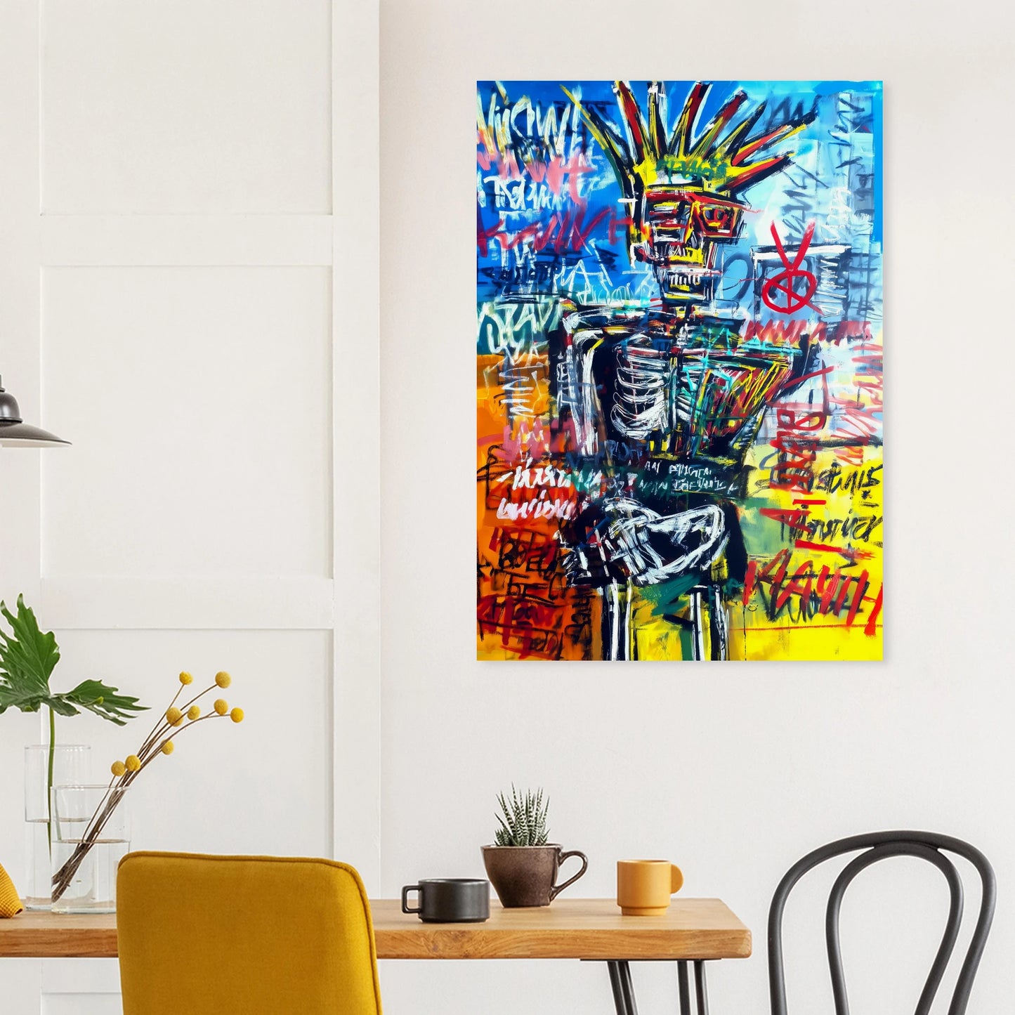 Roi Squelette — affiche d'art — vue 8 — art mural STNCL