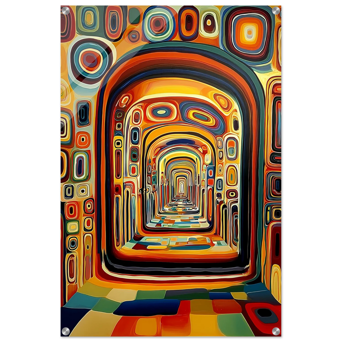 Enfilade Sans Fin — tableau plexiglas — vue 5 — art mural STNCL