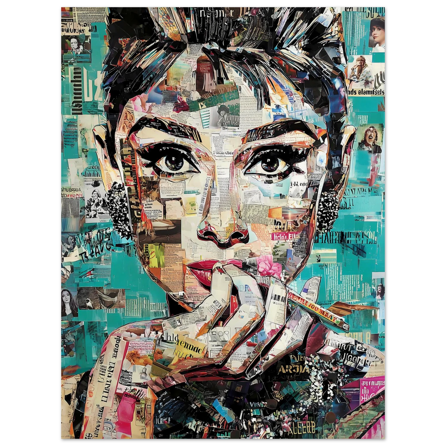 Regard de Papier — affiche d'art — vue 3 — art mural STNCL