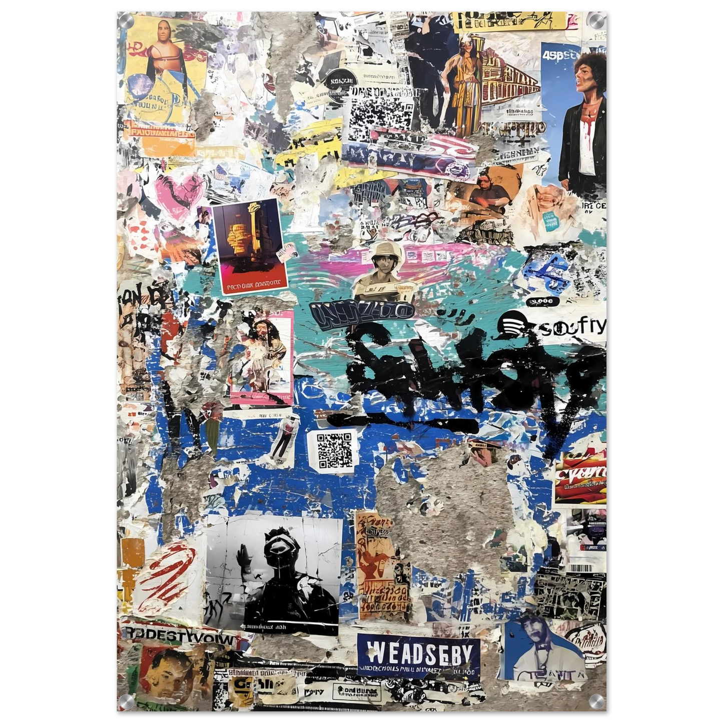 Le Mur Affiché — tableau plexiglas — art mural STNCL
