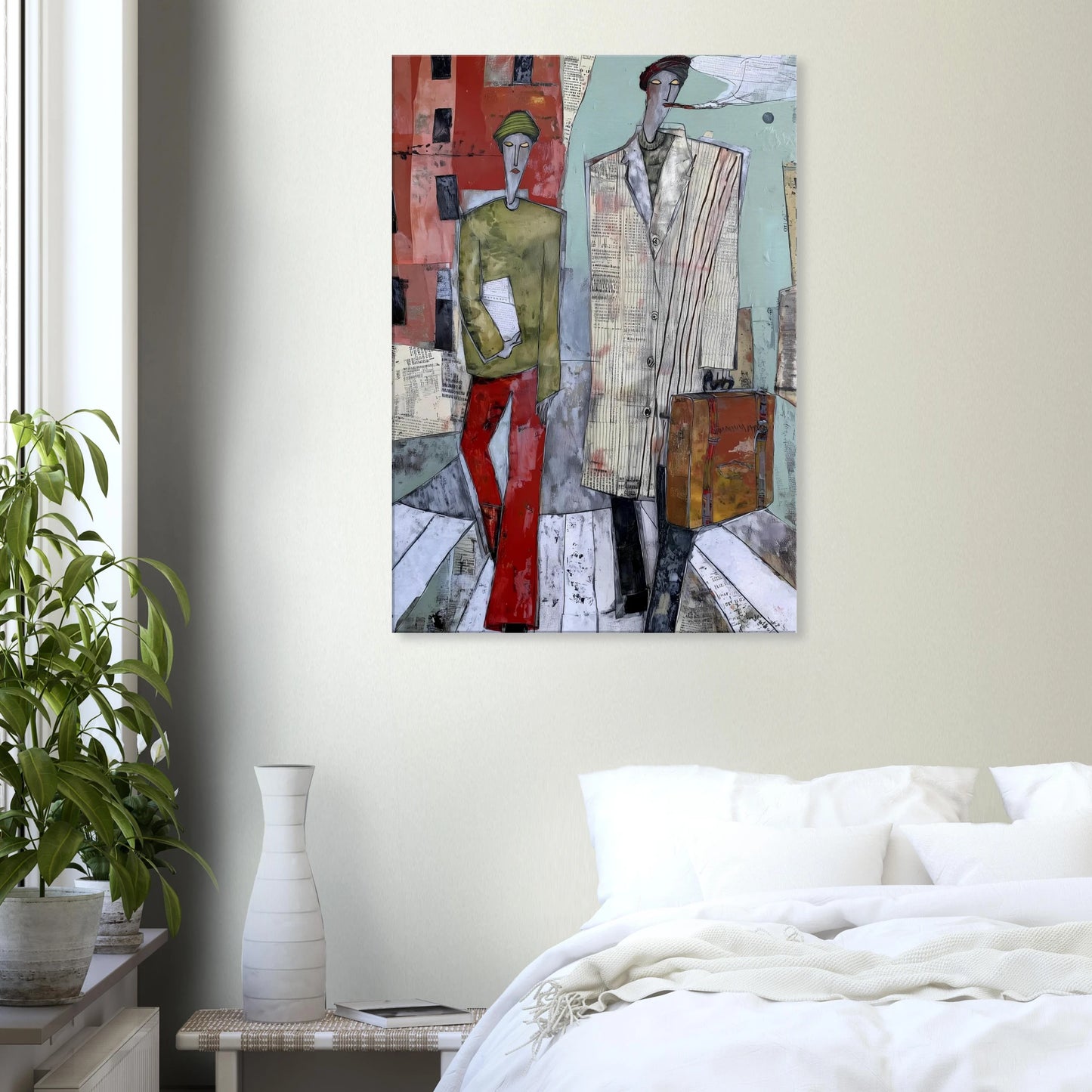 Les Voyageurs — tableau sur toile — vue 7 — art mural STNCL