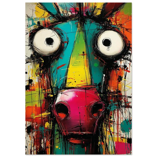 Burro Loco de Ojos Redondos