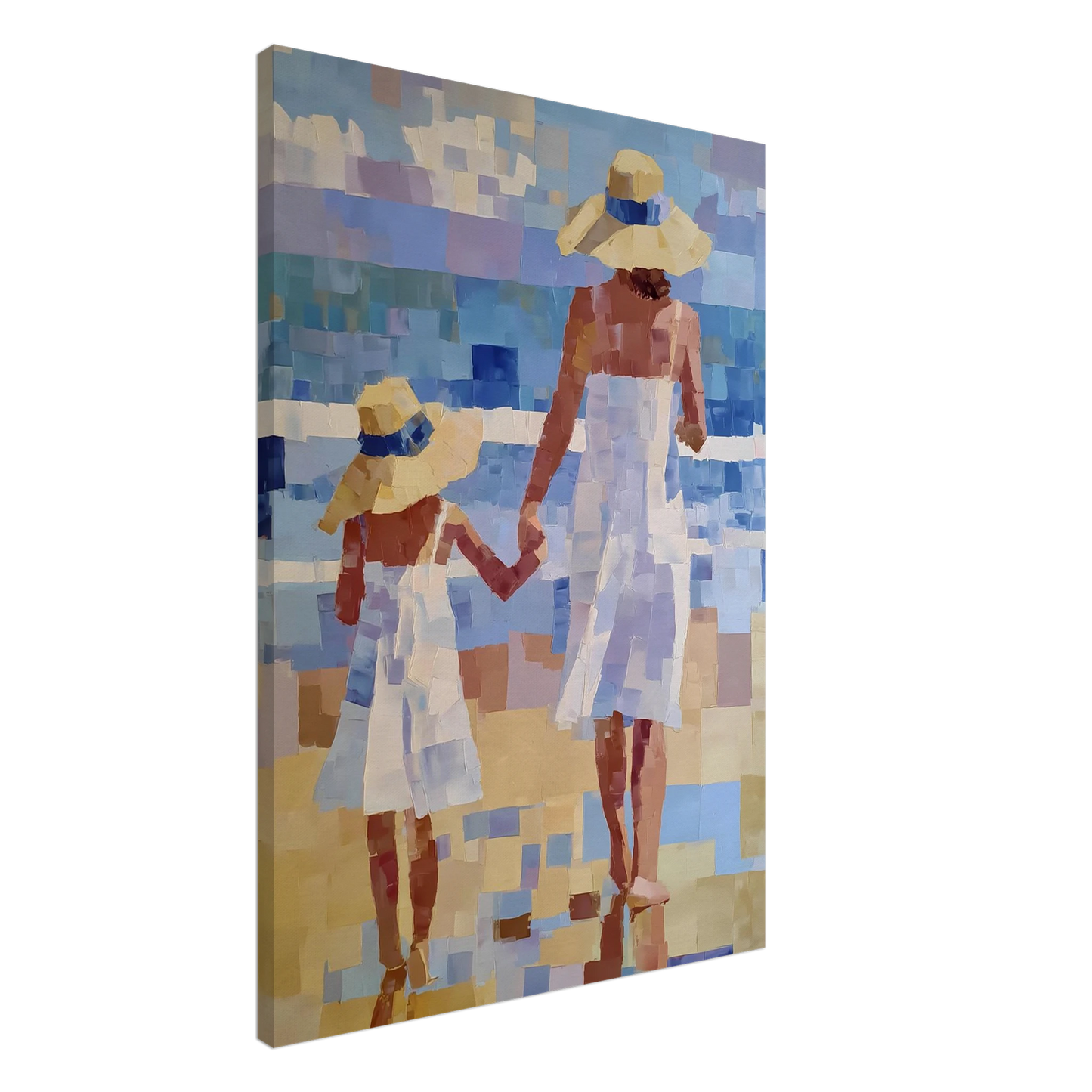 Main dans la Main — tableau sur toile — art mural STNCL