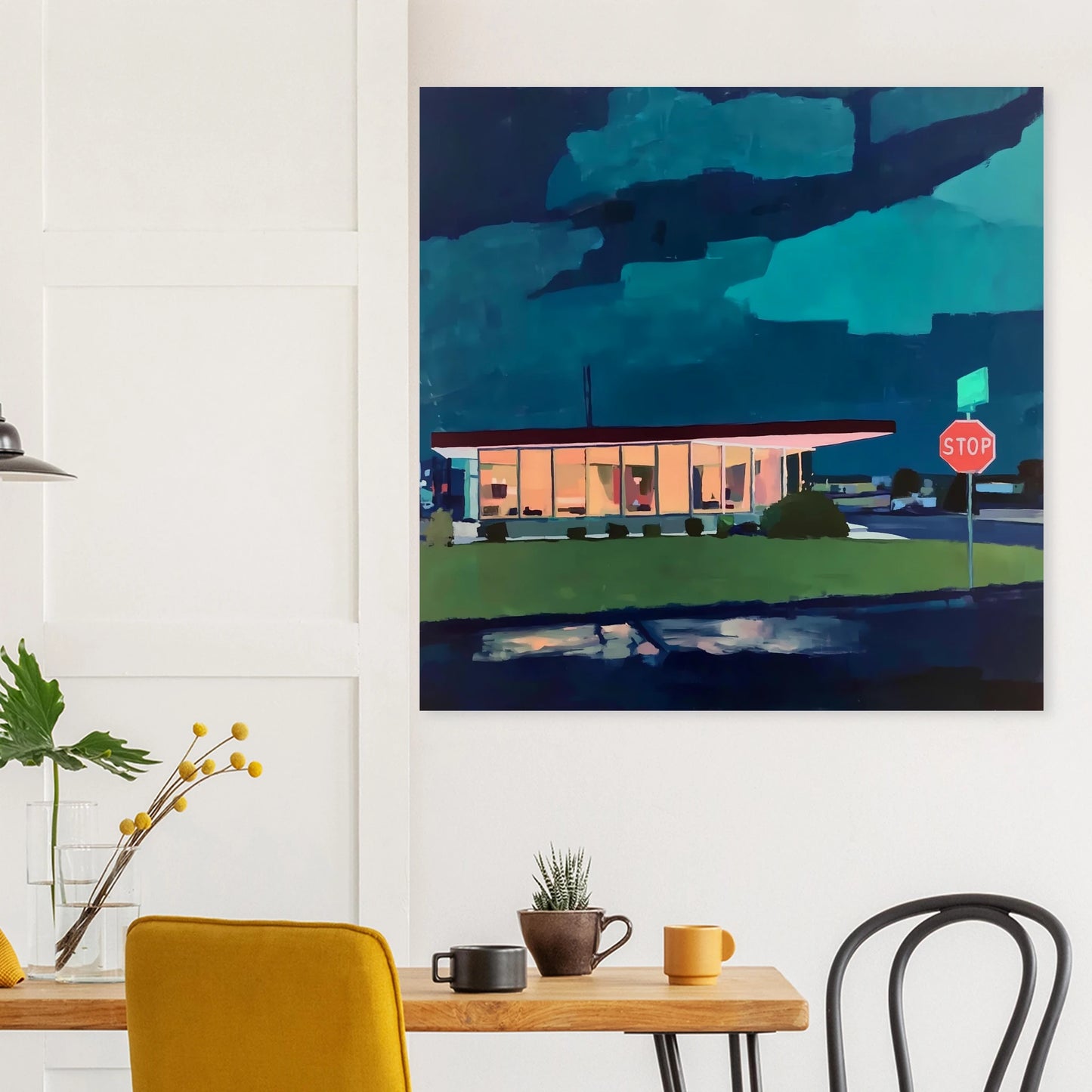 Lumière sur la Route — affiche d'art — vue 8 — art mural STNCL