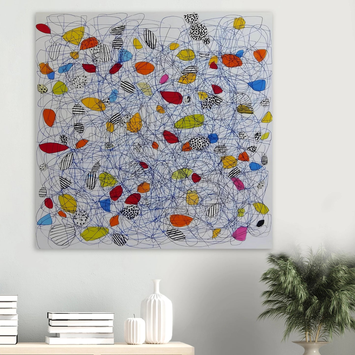 Pelote et Galets — affiche d'art — vue 6 — art mural STNCL
