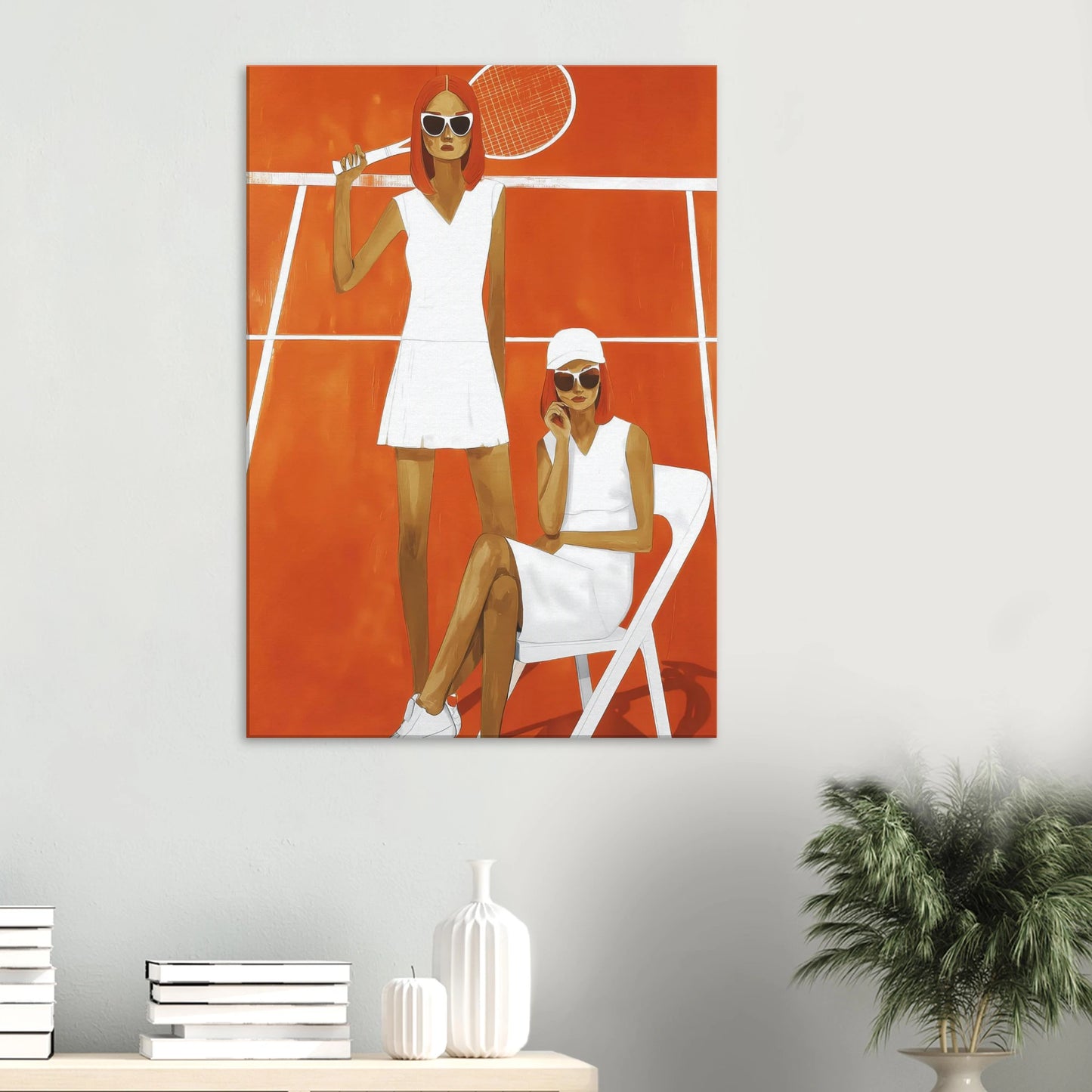 Deux Sets — tableau sur toile — vue 6 — art mural STNCL