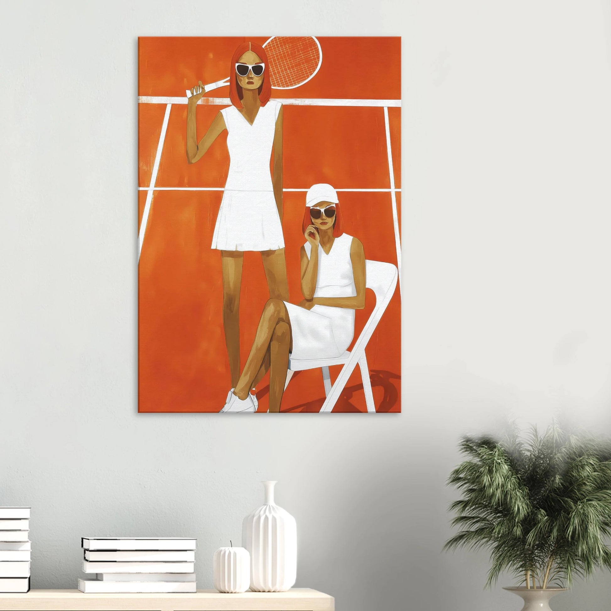 Deux Sets — tableau sur toile — vue 6 — art mural STNCL