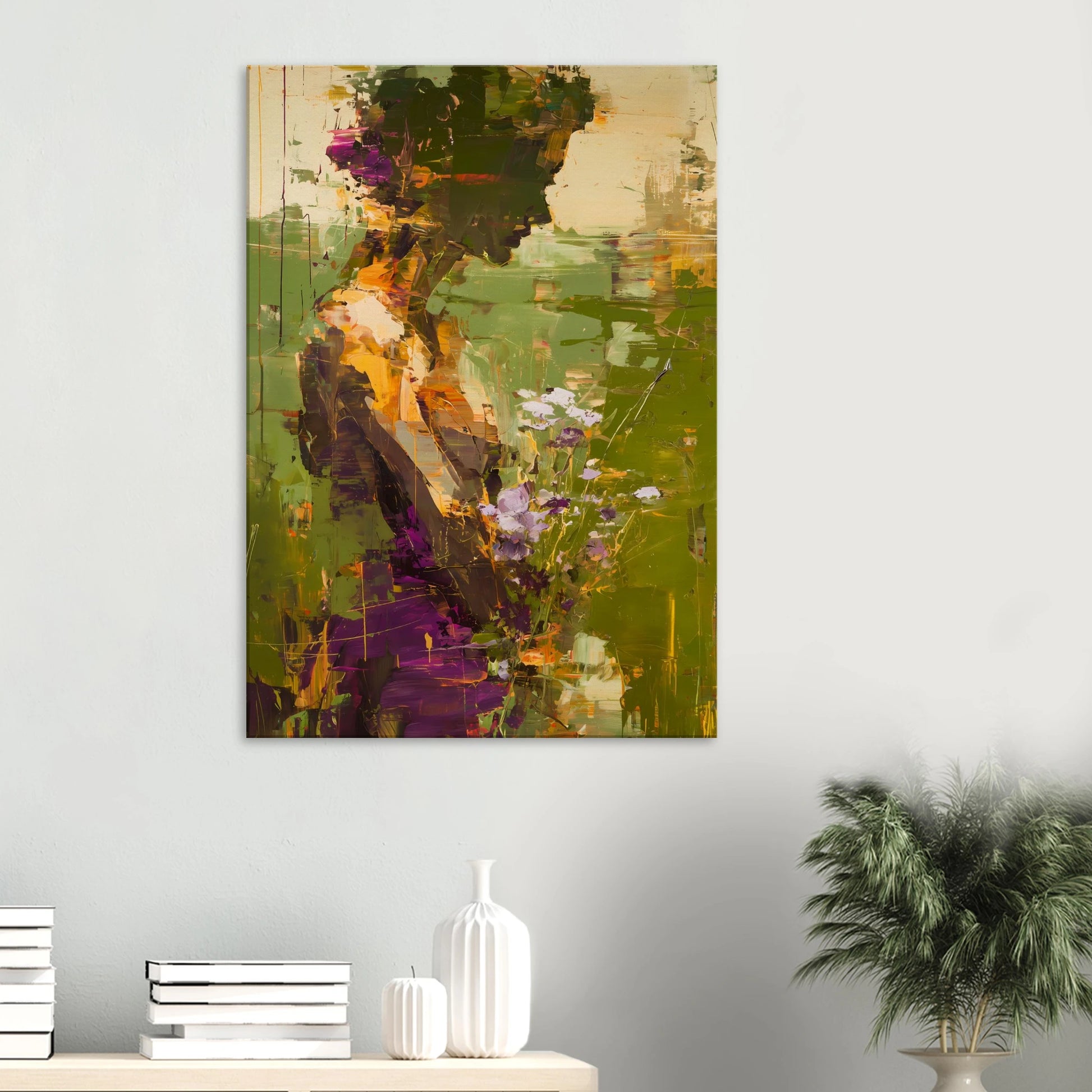 Dans les Herbes Hautes — tableau sur toile — vue 6 — art mural STNCL