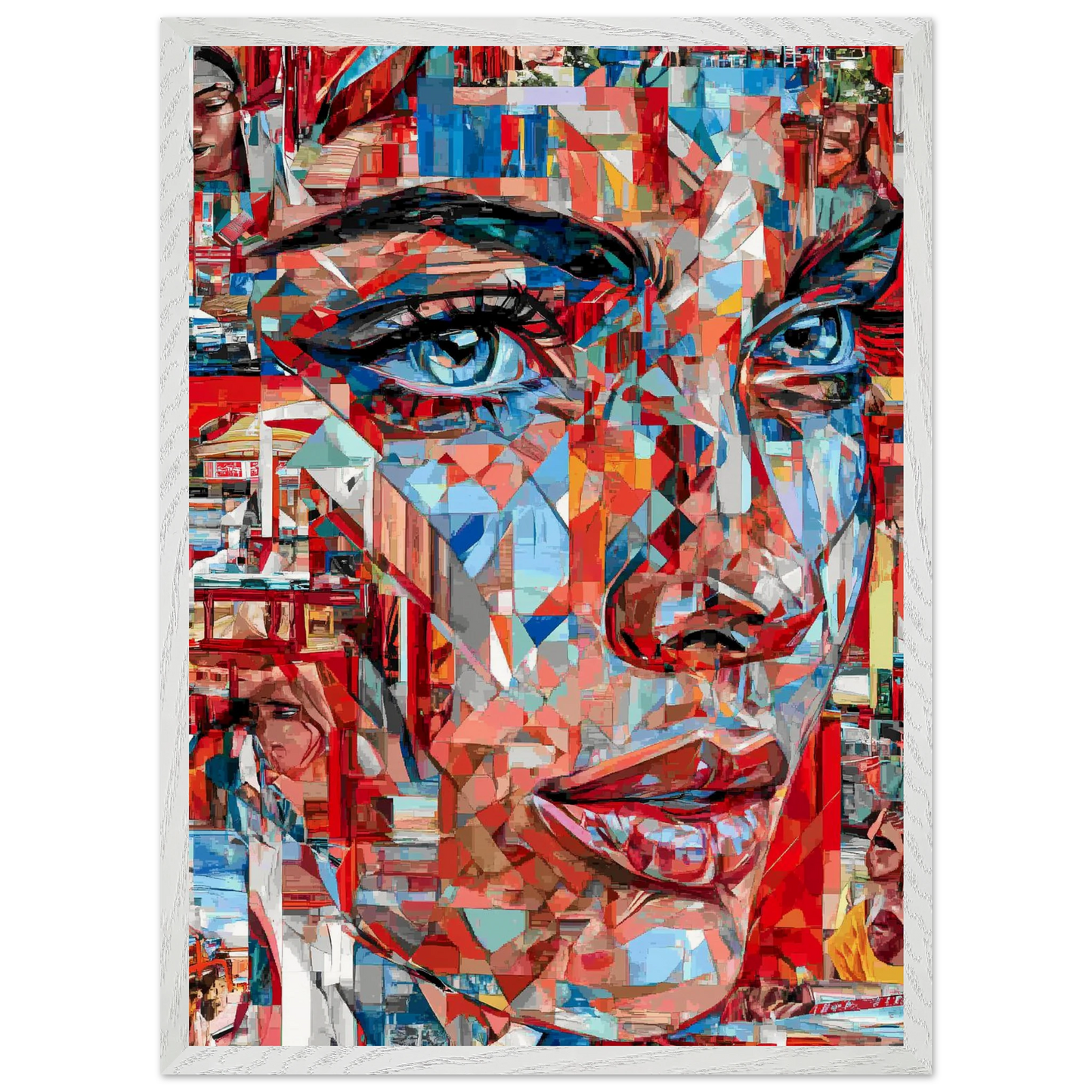 Éclats de Femme — tableau encadre bois — vue 11 — art mural STNCL