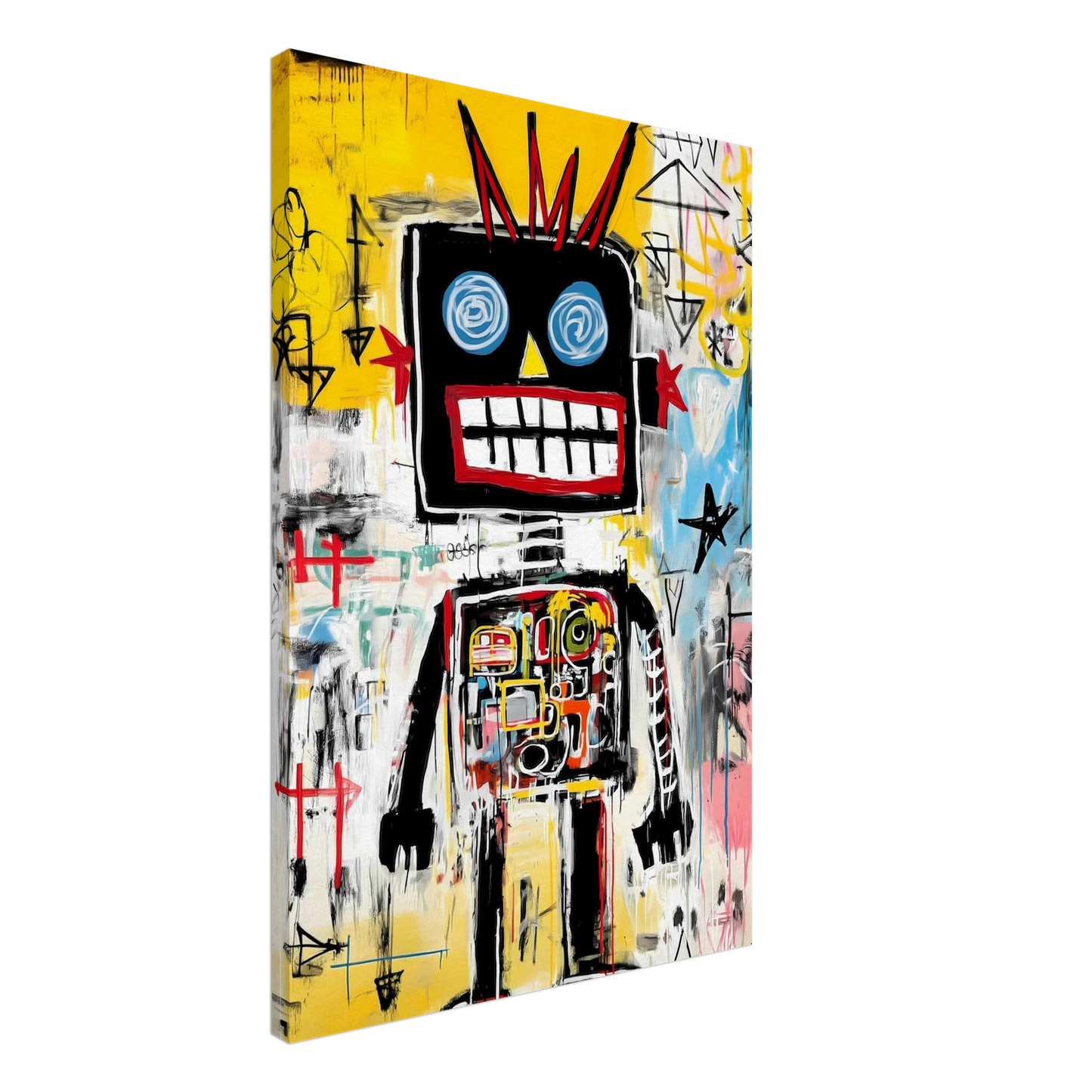La Figure Couronnée — tableau sur toile — vue 2 — art mural STNCL