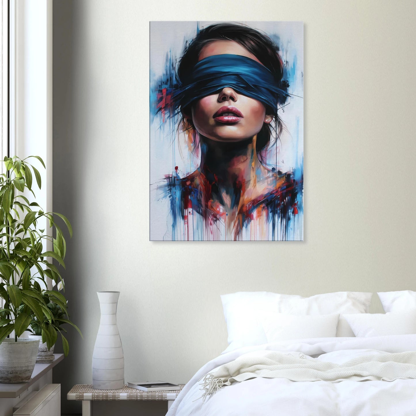 Sous le Bandeau — tableau sur toile — vue 7 — art mural STNCL