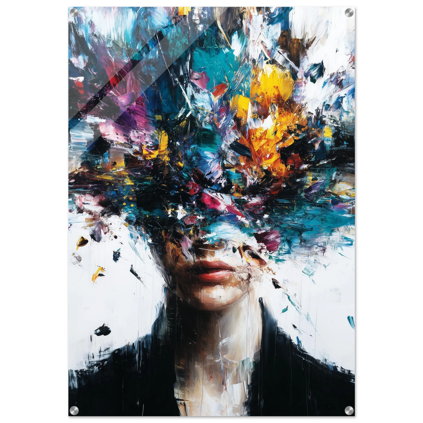 Pensées en Tempête — tableau plexiglas — art mural STNCL