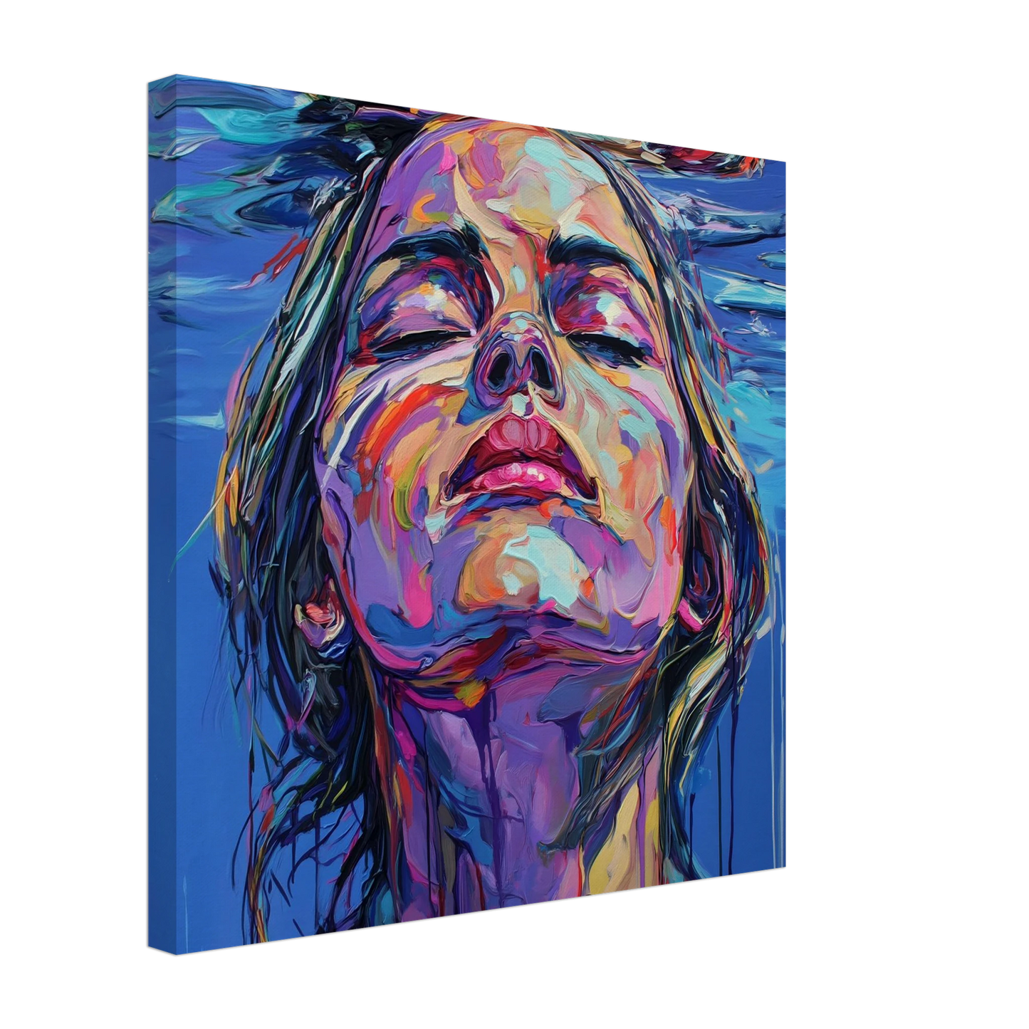 À Fleur d'Eau — tableau sur toile — vue 4 — art mural STNCL