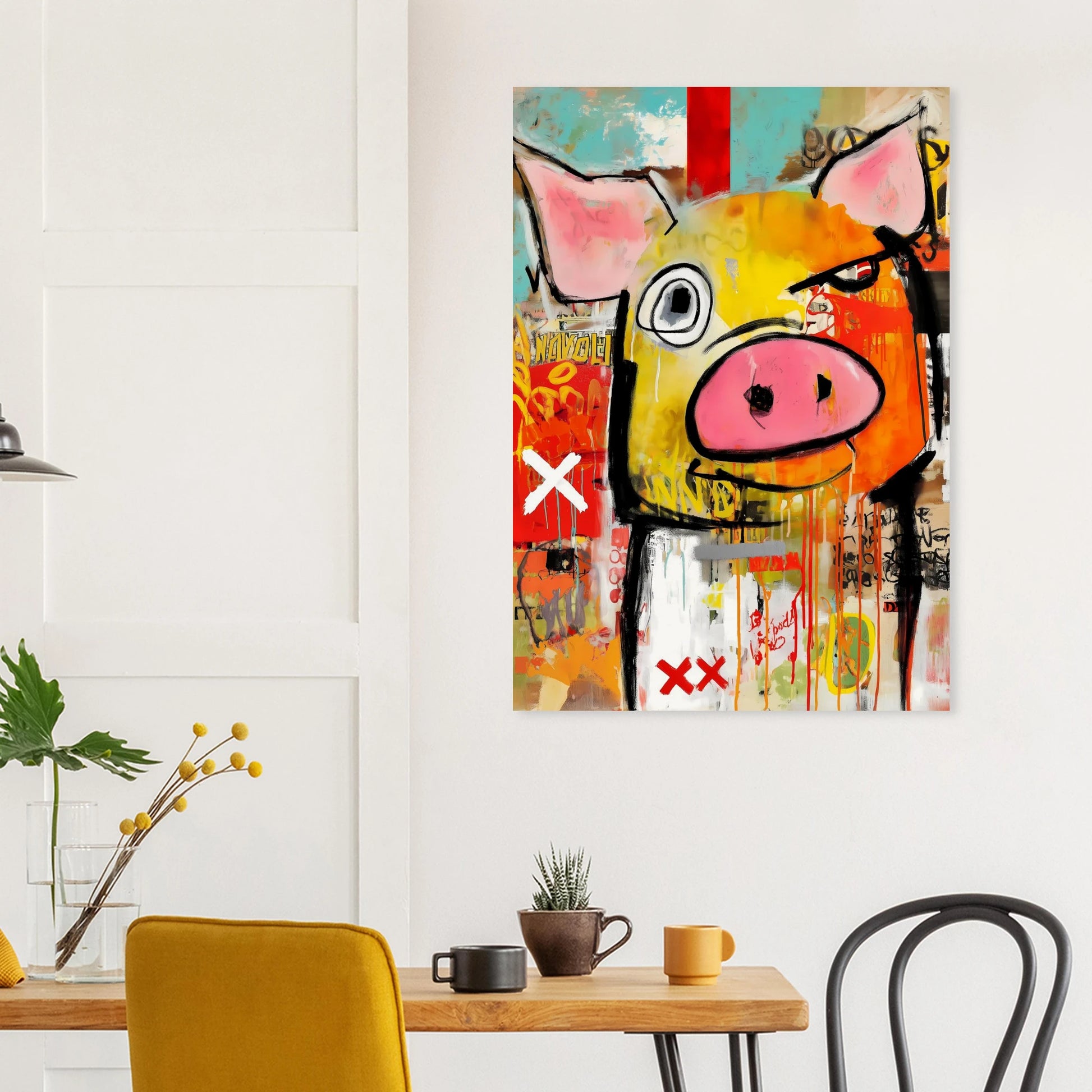Le Cochon Bougon — affiche d'art — vue 8 — art mural STNCL