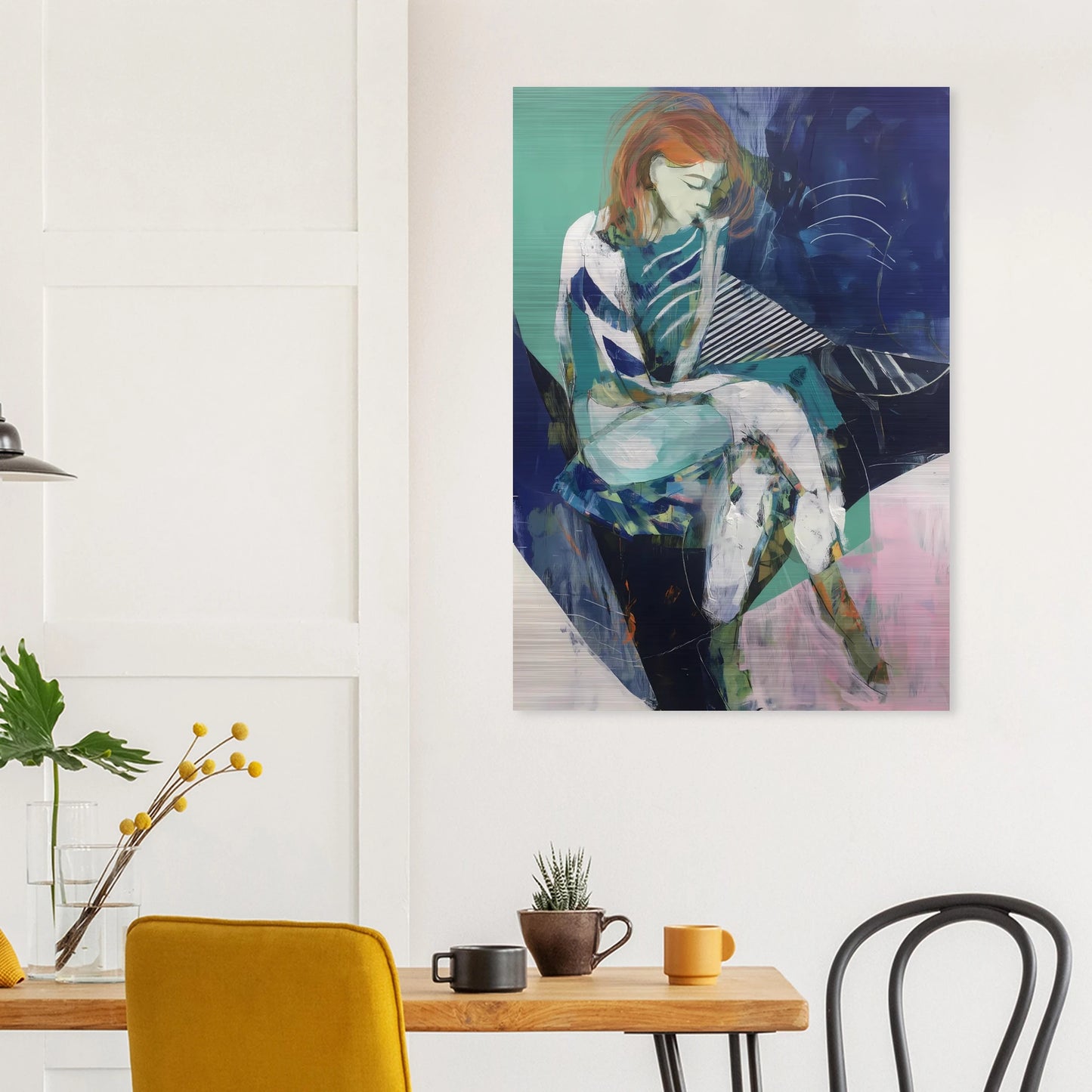 Songe au Repos — tableau aluminium — vue 8 — art mural STNCL