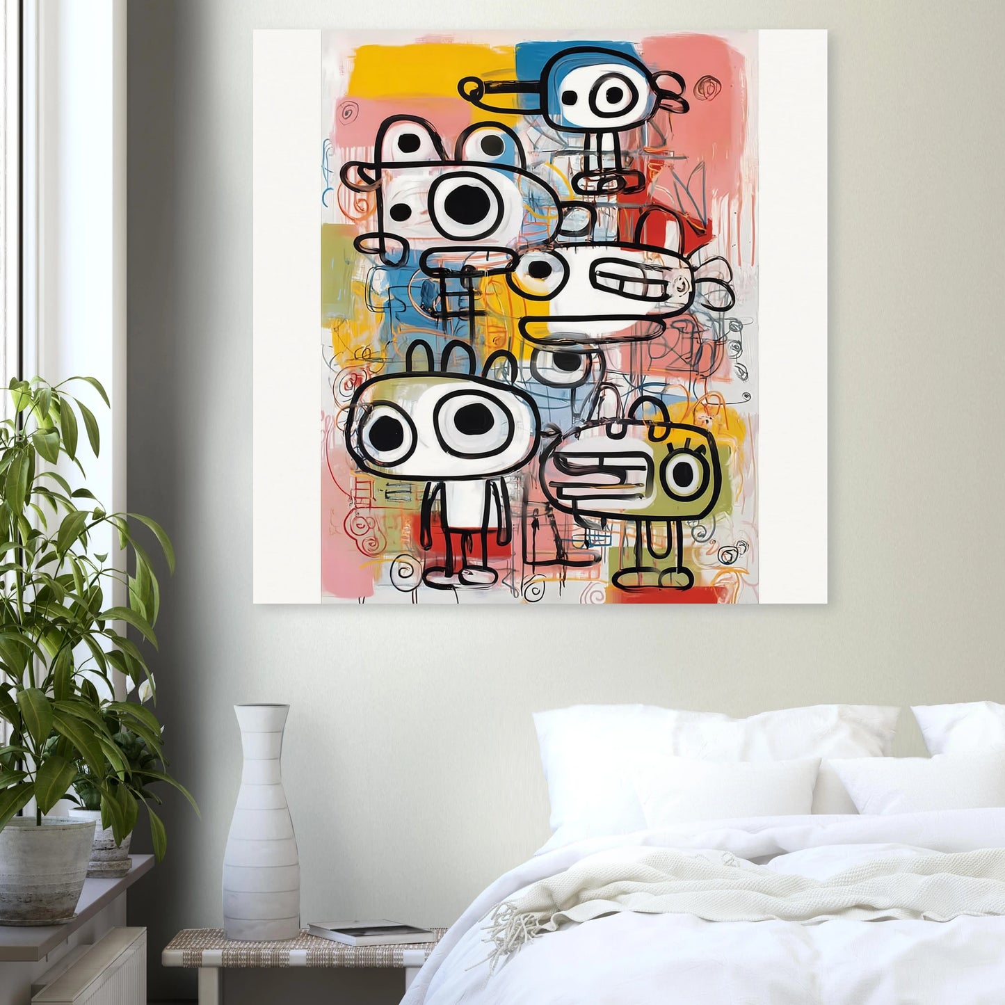 Les Cinq Curieux — affiche d'art — vue 7 — art mural STNCL