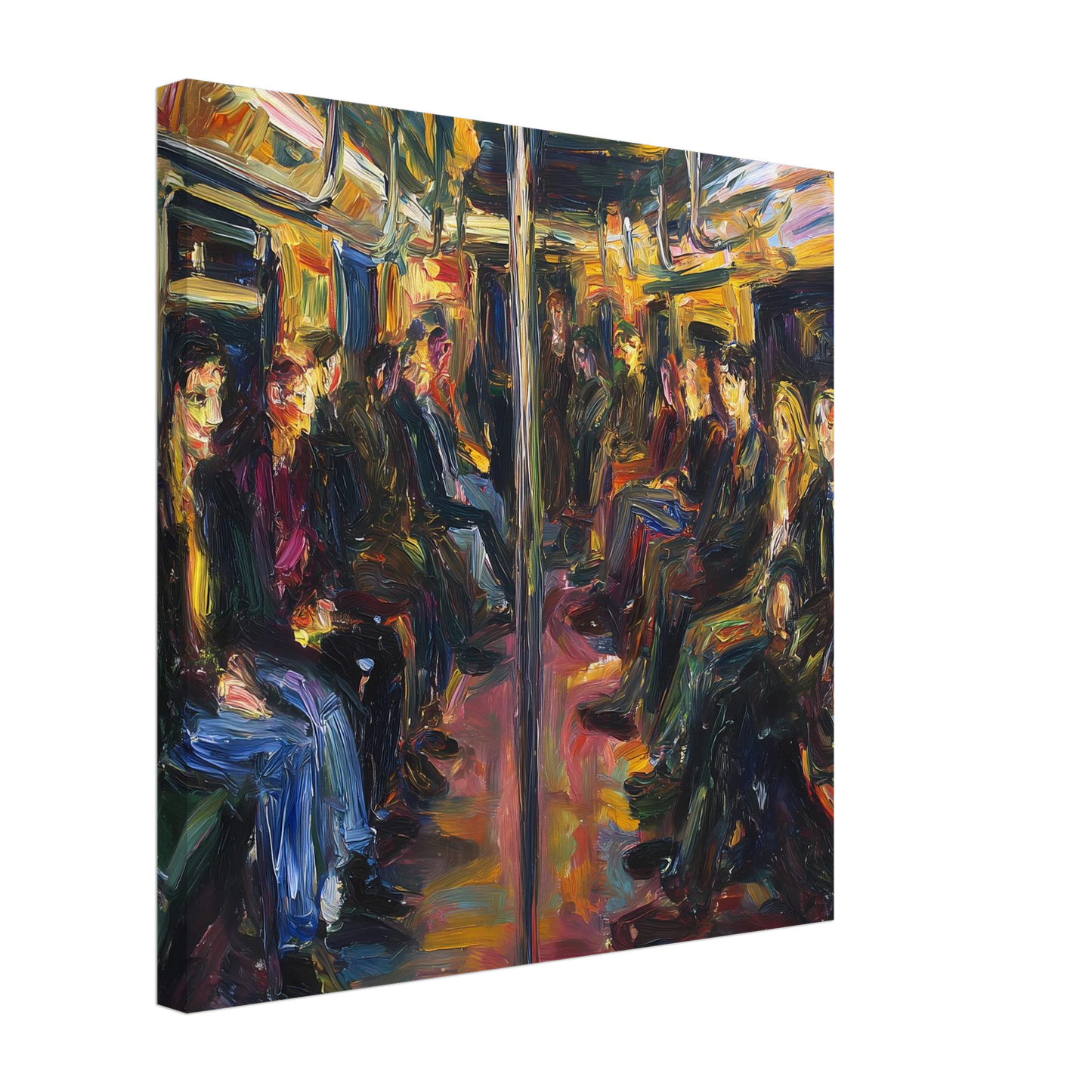 Rame du Soir — tableau sur toile — vue 4 — art mural STNCL