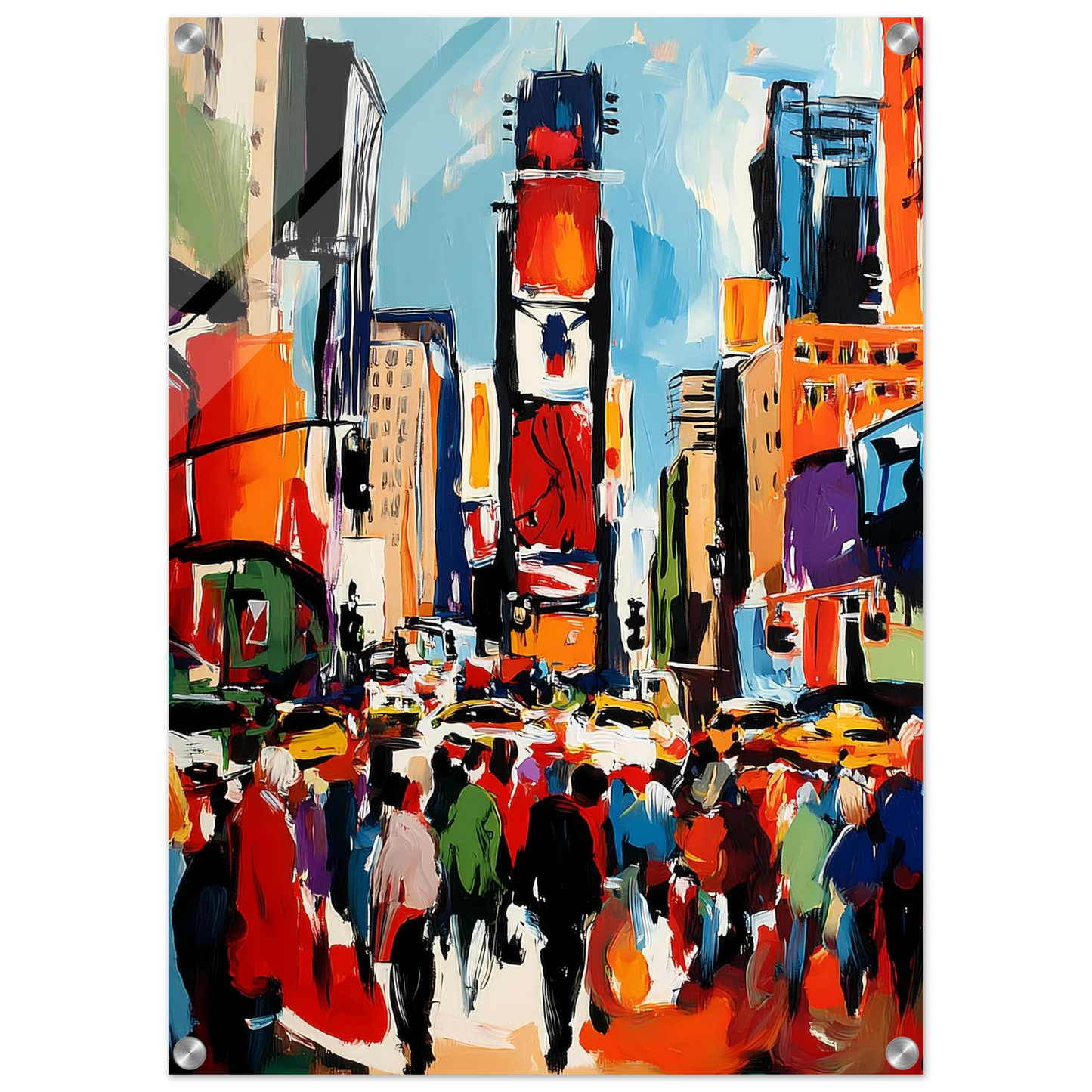 Manhattan en Mouvement — tableau plexiglas — vue 2 — art mural STNCL