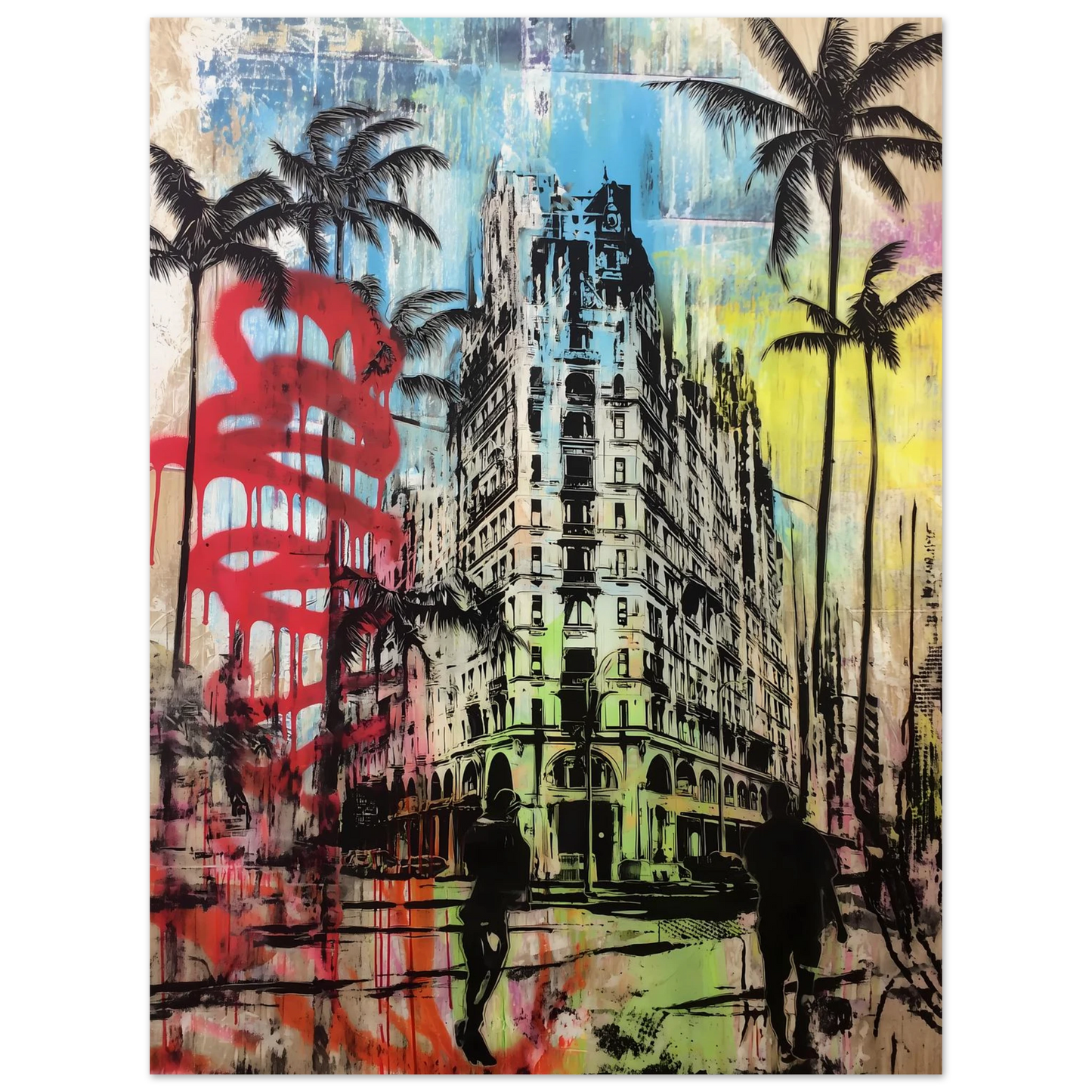 Tropique de Béton — affiche d'art — vue 3 — art mural STNCL