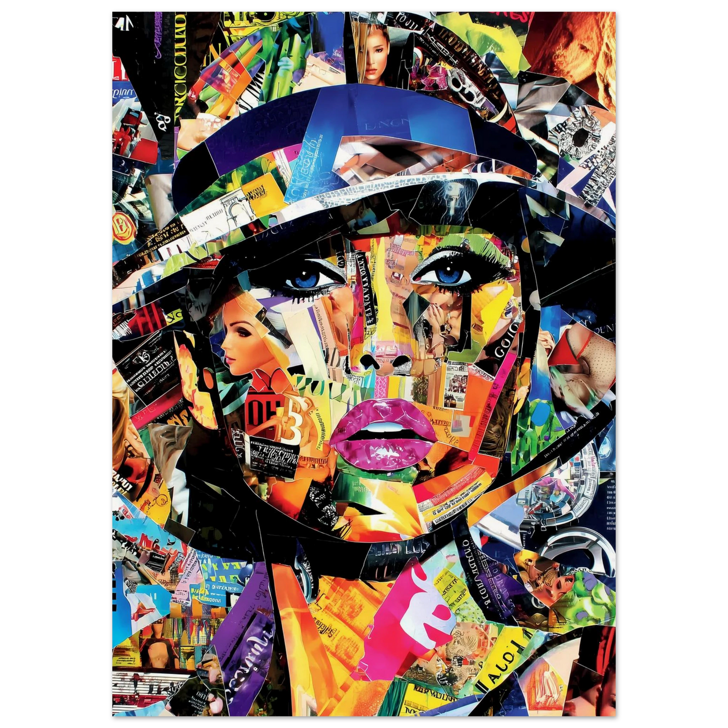 Reine de Papier Glacé — affiche d'art — vue 5 — art mural STNCL