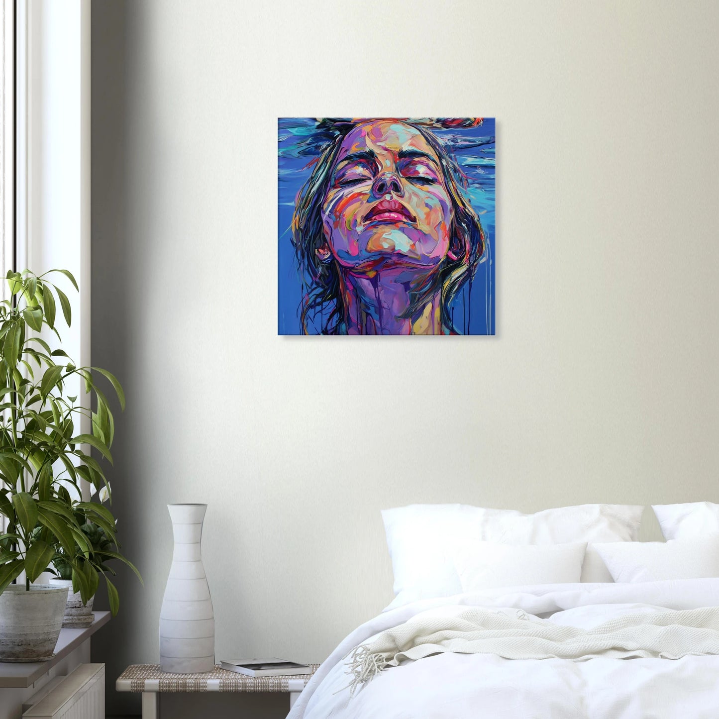 À Fleur d'Eau — tableau sur toile — vue 6 — art mural STNCL