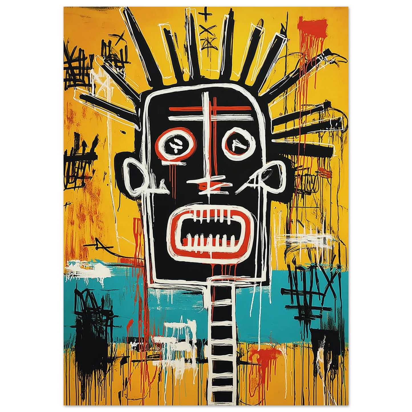 Tête Solaire — affiche d'art — vue 5 — art mural STNCL