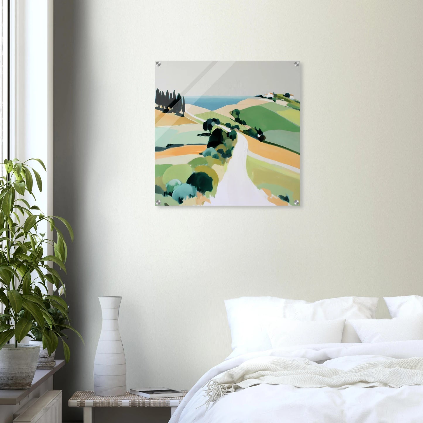 Chemin vers la Mer — tableau plexiglas — vue 6 — art mural STNCL