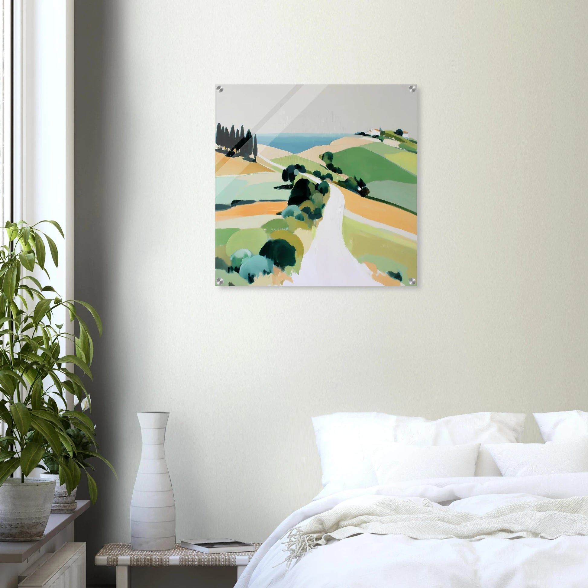 Chemin vers la Mer — tableau plexiglas — vue 6 — art mural STNCL