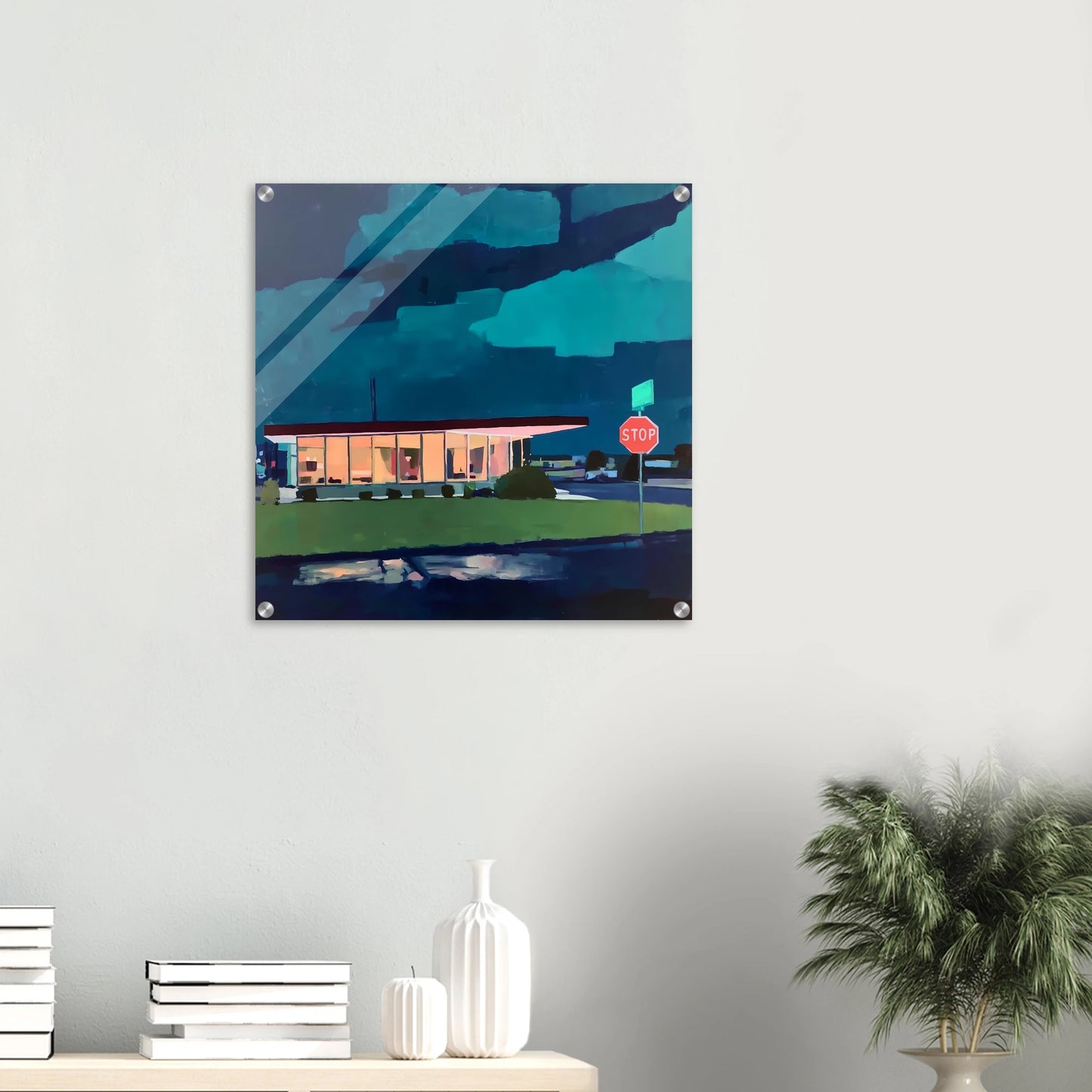 Lumière sur la Route — tableau plexiglas — vue 5 — art mural STNCL