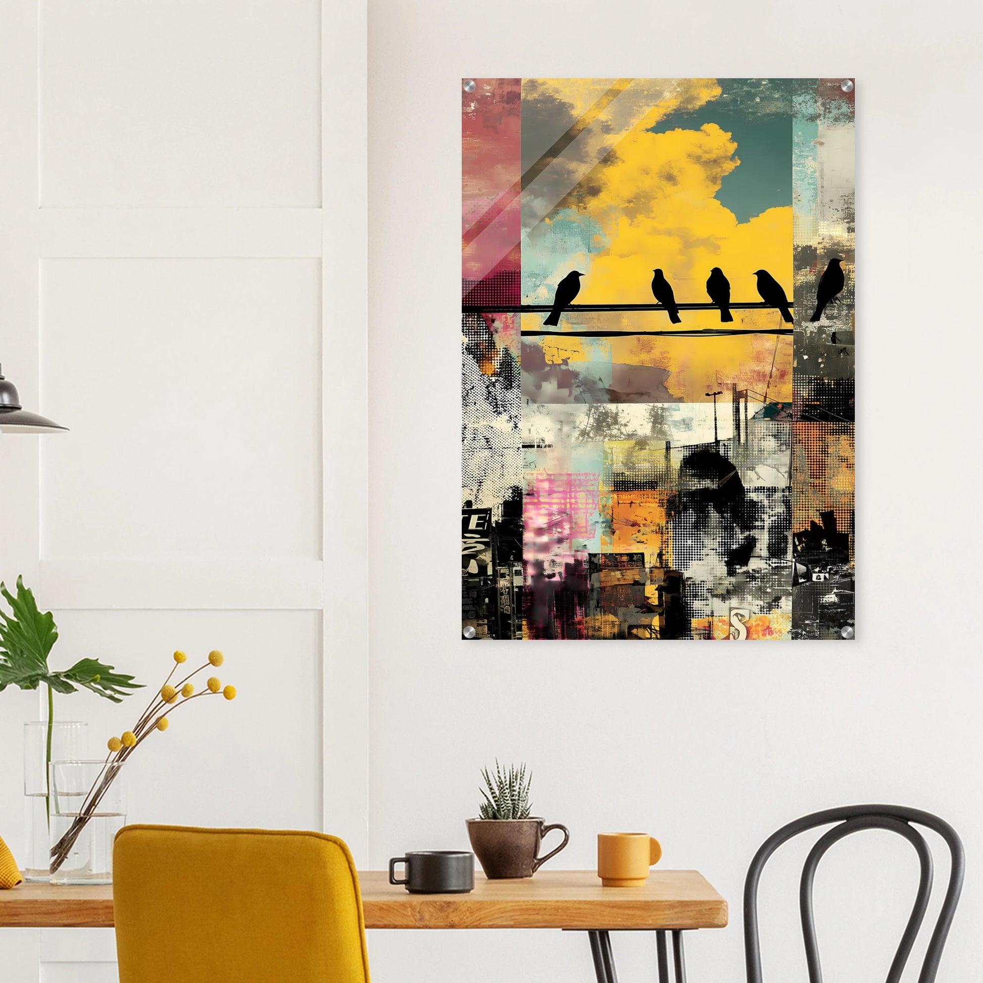 Perchoir Urbain — tableau plexiglas — vue 8 — art mural STNCL