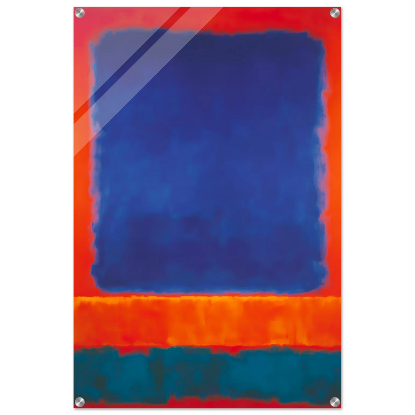 Bleu en Apesanteur — tableau plexiglas — vue 5 — art mural STNCL