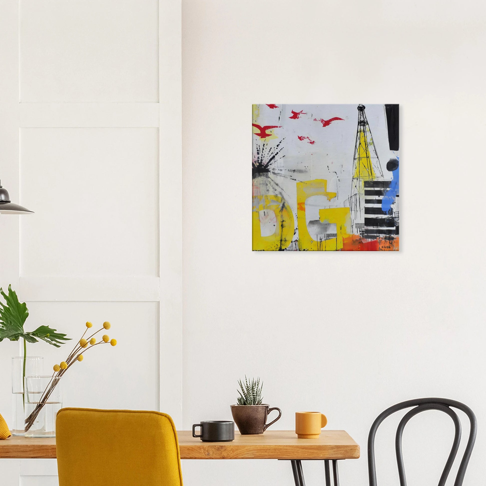 Le Grand Cri — tableau sur toile — vue 7 — art mural STNCL