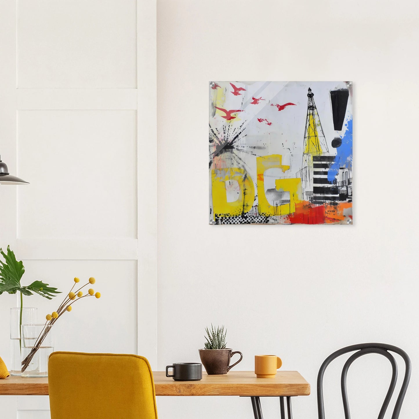 Le Grand Cri — tableau plexiglas — vue 7 — art mural STNCL