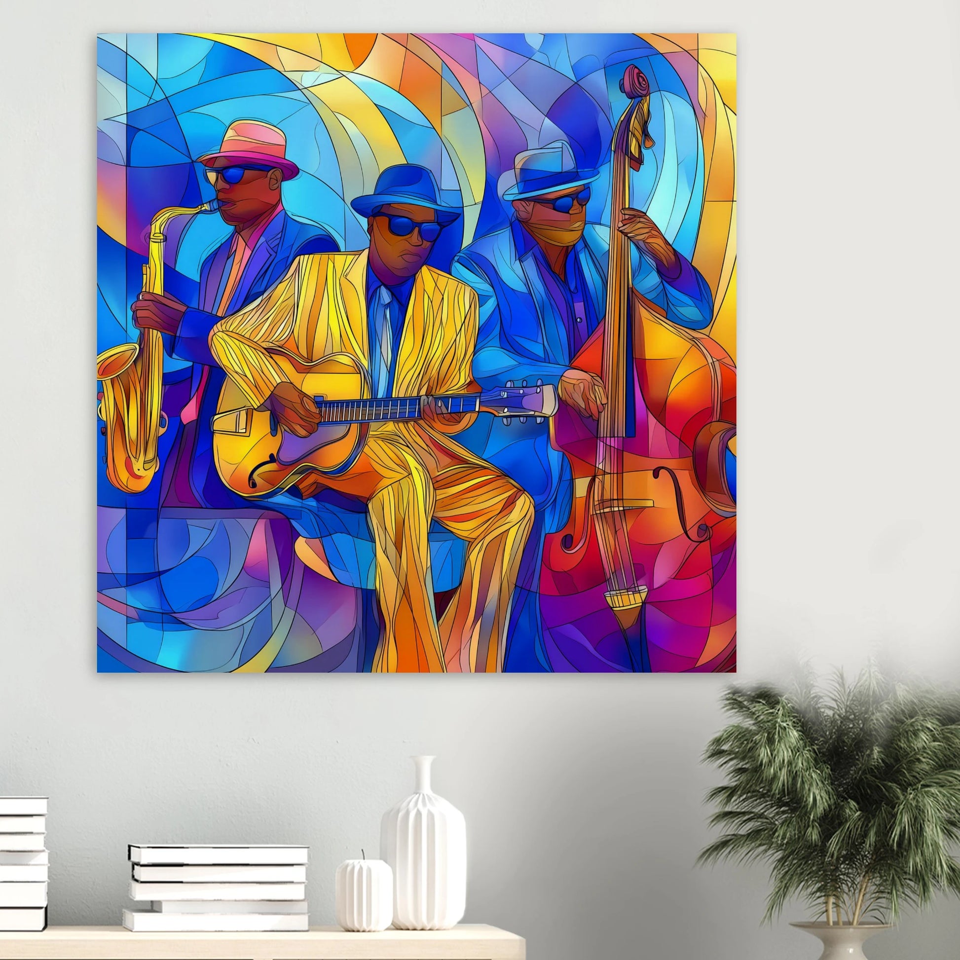 Trio de Jazz — affiche d'art — vue 6 — art mural STNCL