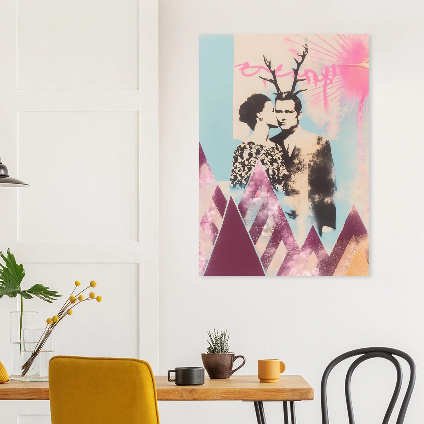 Le Couple aux Bois — affiche d'art — vue 8 — art mural STNCL