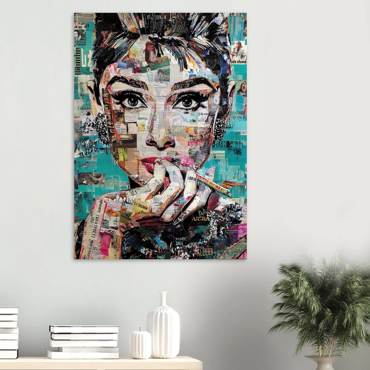 Regard de Papier — tableau aluminium — vue 6 — art mural STNCL