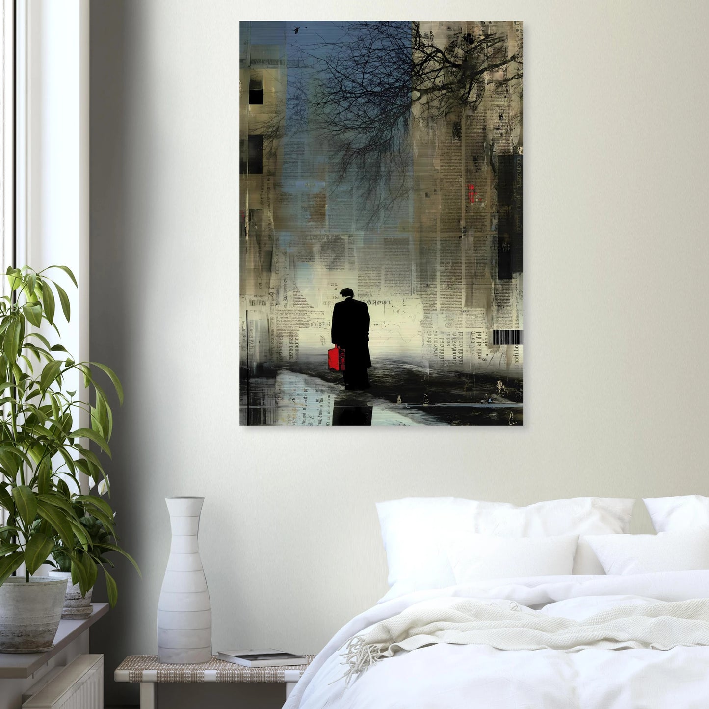 La Valise Rouge — tableau aluminium — vue 7 — art mural STNCL